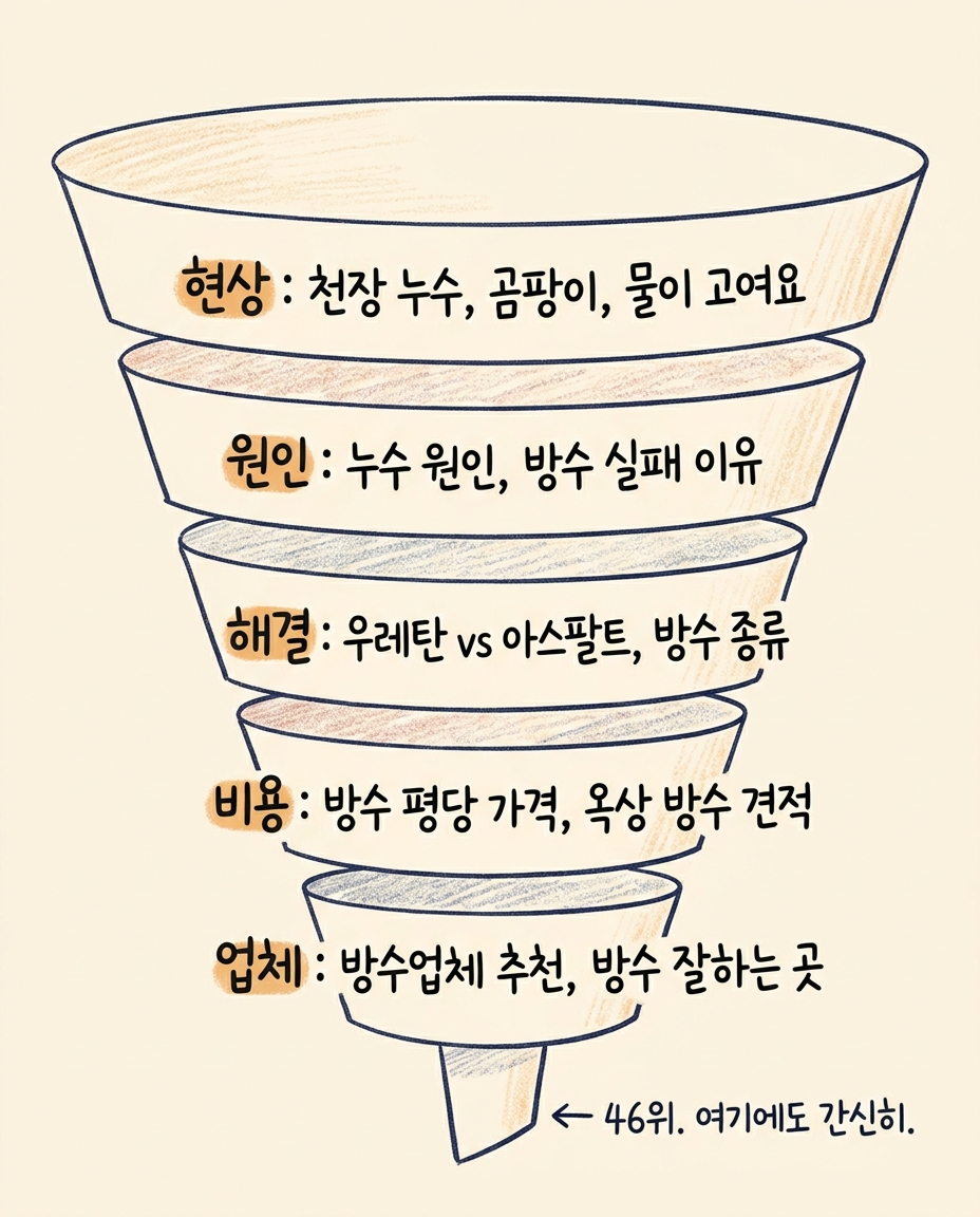 검색 행동 깔때기