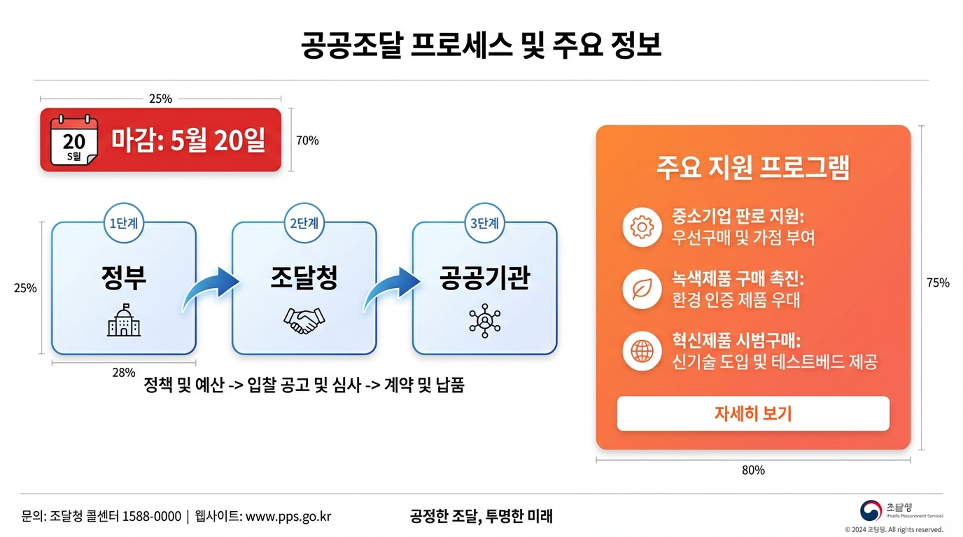 조달청 시범구매 — 5월 20일 마감, 선정 시 3년 수의계약
