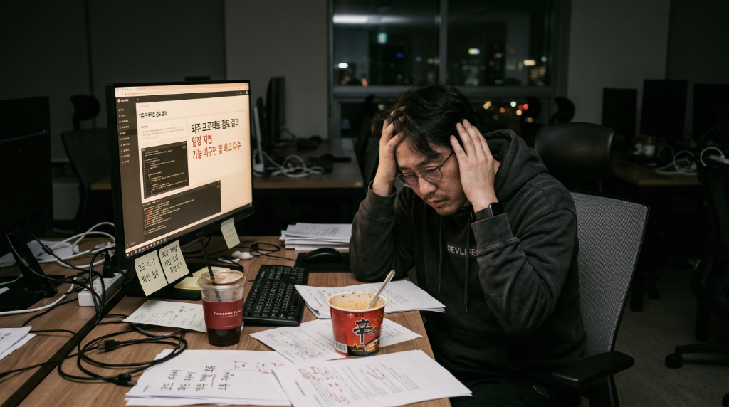 바이브코딩, 외주 맡기면 해결될 줄 알았습니다