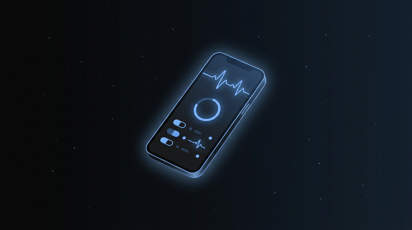 비대면 진료 앱 스토리 일러스트