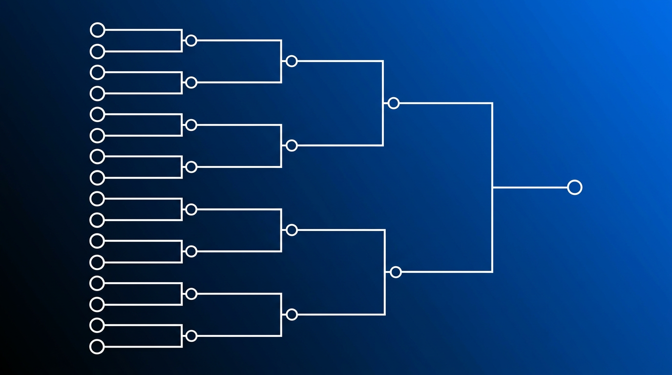 토너먼트 대진표 인포그래픽