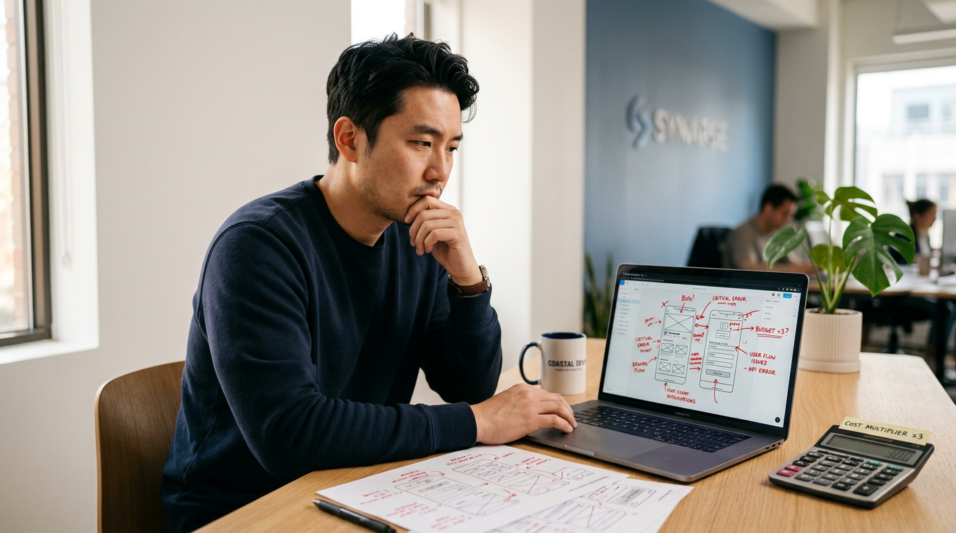 앱 개발, 화면 설계 없이 시작하면 수정비가 3배 됩니다