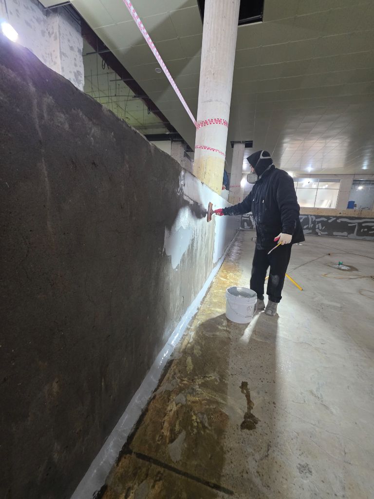 프라이머 도포 - 벽면