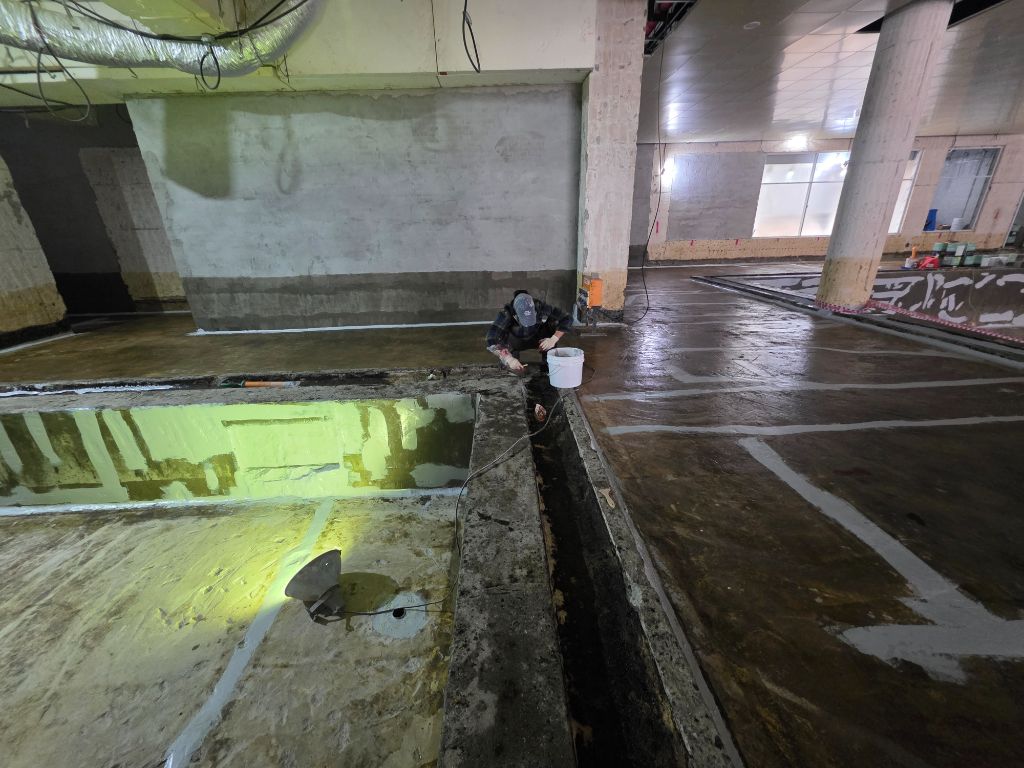 실란트 보강 - 작업