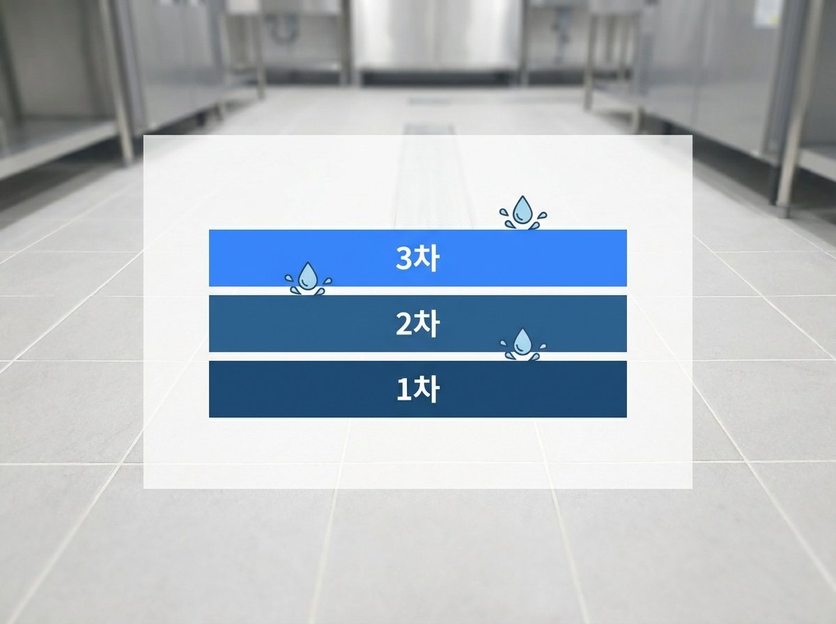 3차 방수 시스템 단면도