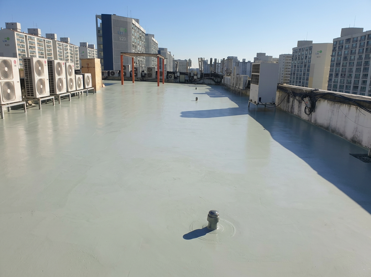 옥상 누수, 우레탄 옥상 방수로 완벽 해결