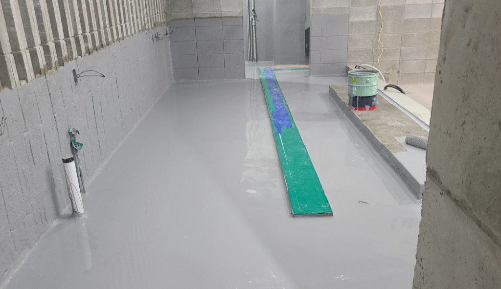 시공 후 - 완벽한 방수층