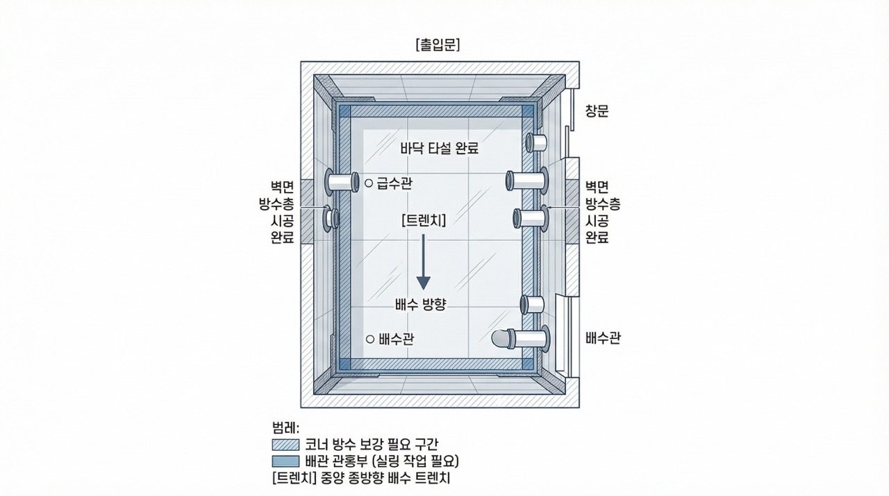 평면 도면 개요