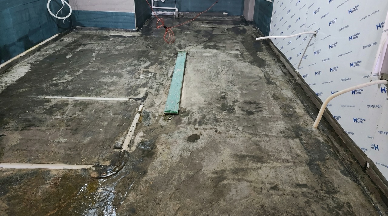 하도 프라이머 도포