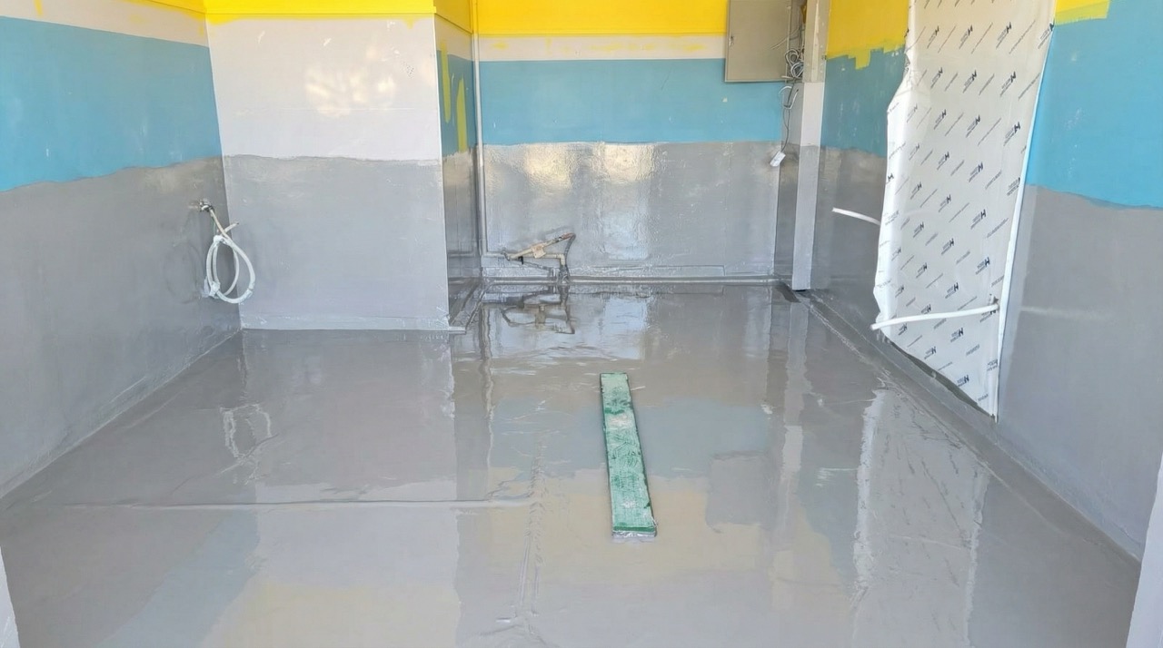 3mm 두께 이상의 우레탄 도포