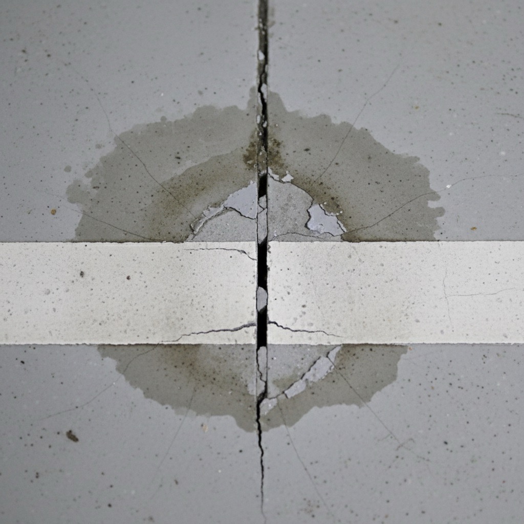 V컷팅 없이 시공