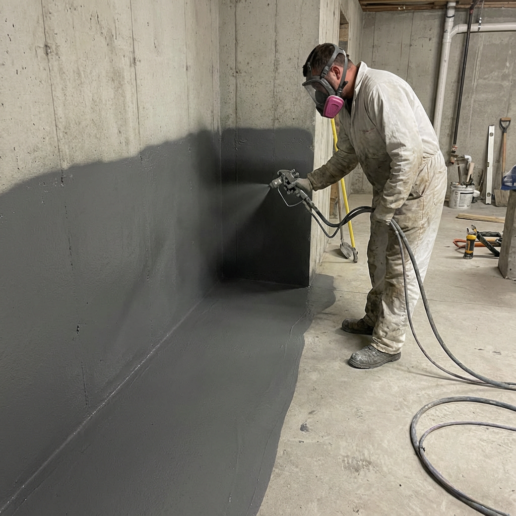 폴리우레아 방수 시공