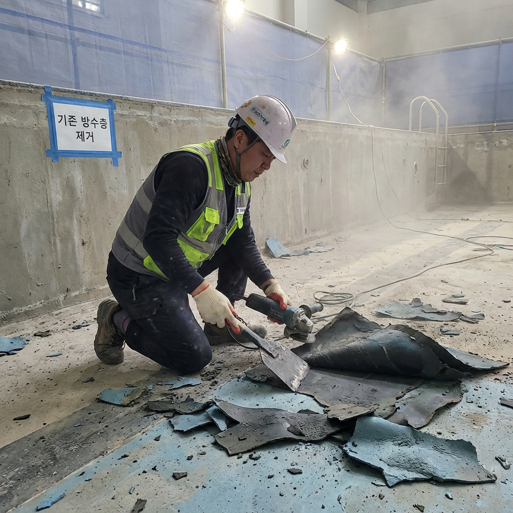 기존 방수 철거